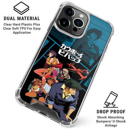 Cowboy Bebop Bounty Crew iPhone 15 Pro Clear Case